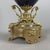 Antique French Table Clock in Blue Porcelain and Brass from Limoges For Sale - Image 10 of 14