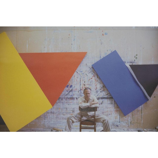 Ellsworth Kelly (1923-2015) The artist in his Cady's Hall studio Original color poster On poster paper, 50 x 70 cm...