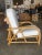 Restored 1940's Transition Rattan Recliner Lounge Chair For Sale In Los Angeles - Image 6 of 12