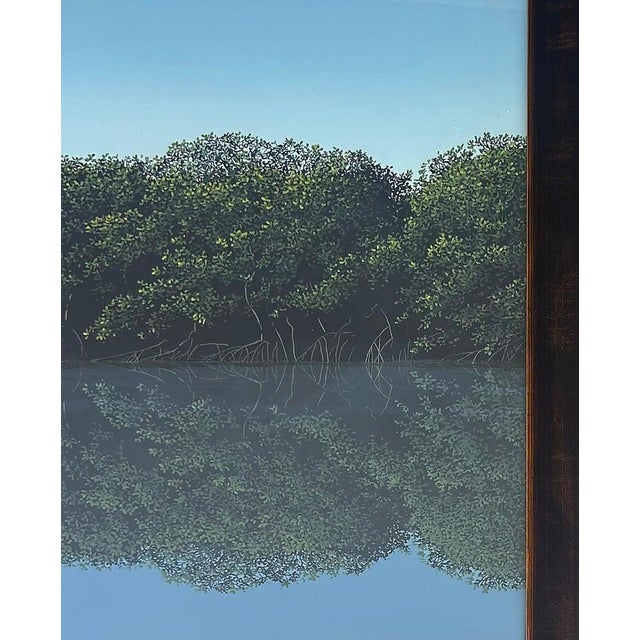 Printmaking Materials Original Tomas Sanchez "Orilla" Lithograph, Signed, Dated Artist Proof For Sale - Image 7 of 12