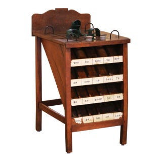 Early 20th Century French ‘La Grenouille’ Coin Toss Game With 11 Iron Pucks For Sale