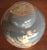 Mid-Century Modern Glossy Gray & Peach Orchid Motif Ginger Jar For Sale - Image 3 of 7