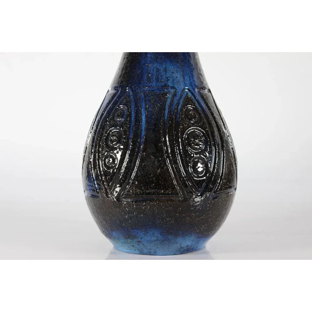 Unica Floor Vase by Sejer Ceramic Studio Pottery, Denmark, 1960s For Sale - Image 4 of 13