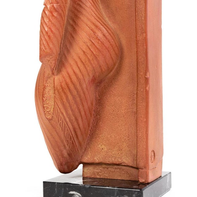 French Artist, Female Torso, 1972, Terracotta For Sale - Image 15 of 17