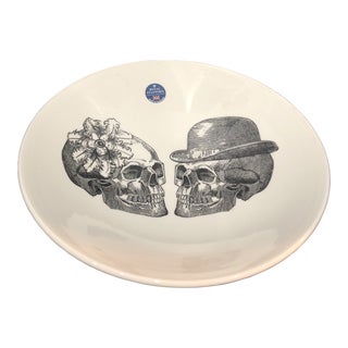 1990s Royal Staffordshire of England Skull Bowl For Sale