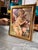 19th Century French Rococo Oil on Canvas Cherub Painting in Parcel Gilt Frame For Sale - Image 10 of 12