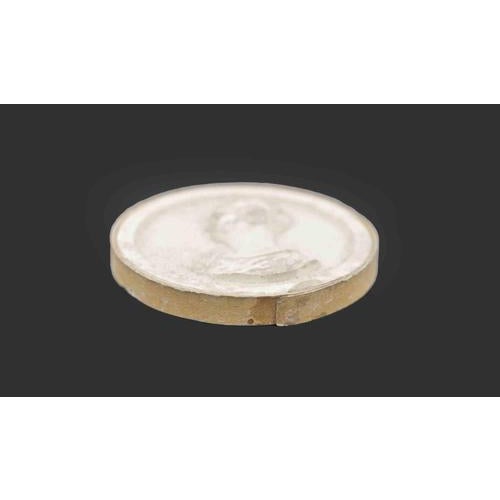 19th Century Neoclassical Cameo Intaglio in Metal, Italy For Sale - Image 3 of 5