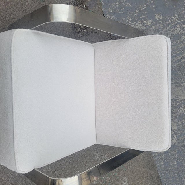 20th Century Chromed Metal Armchair from Ralph Lauren For Sale - Image 18 of 18