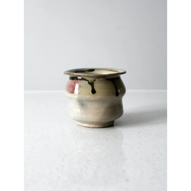 Late 20th Century Vintage Studio Pottery Vase For Sale - Image 5 of 11