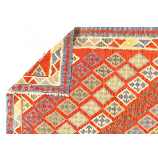 Traditional Pasargad DC Turkish Kilim Rug For Sale - Image 3 of 4