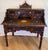 Brown Antique Moorish Style Inlaid Desk and Chair Set For Sale - Image 8 of 14