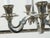 Transparent Mid 20th Century French Nickel Lantern with Six Scrolling Arms and Glass Panels For Sale - Image 8 of 9