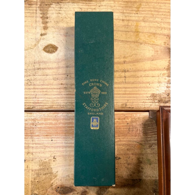 Wood Vintage Gold Floral Pie/Cake Server by Staffordshire For Sale - Image 7 of 8