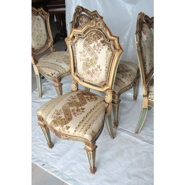 Napoleon III Chairs, Italy, Set of 4 For Sale - Image 4 of 15