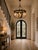 2010s Apulia Rustic Wood & Iron Chandelier, 30" Round, 8-Light Industrial Farmhouse, New in Box For Sale - Image 5 of 6