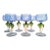 1920s Rare Art Deco Bimini Fritz Lampl Liqueur Glasses – Set of 6, Grape Motif For Sale