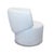 Contemporary Vintage Linen Swivel Chair For Sale - Image 3 of 5