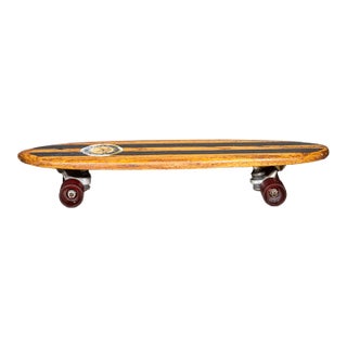 Solid Wood Pocket Cruiser Skateboard c.1976 For Sale