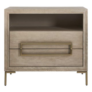 Alessia Modern Light Oak Side Table For Sale