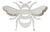 Early 20th Century English Salvaged Metal Bee Wall Hanging For Sale
