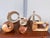 Vintage Ceramics by Roberto Rigon for Bertoncello, 1960s, Set of 6 For Sale - Image 3 of 14