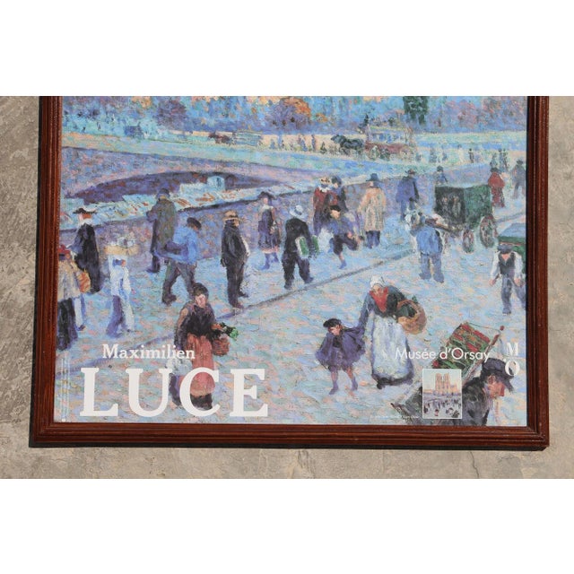 Blue 1986 Original Print "Le Quai Saint-Michel Et Notre-Dame", Maximilien Luce, Musée D'Orsay, Paris, France For Sale - Image 8 of 13