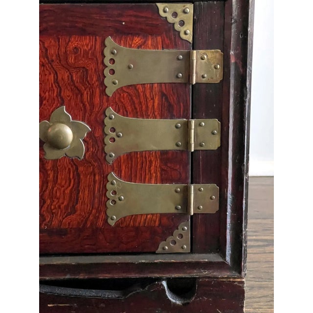 Asian Small Korean Cabinet With Drawers Gakkesuri Joseon Dynasty For Sale - Image 3 of 12
