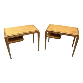 MId 20th Century Mersman Maple Side/Lamp Tables For Sale