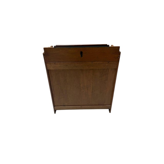Wood Art Deco Amsterdam School Cabinet from J.J. Zijfers Amsterdam, 1920s For Sale - Image 7 of 16