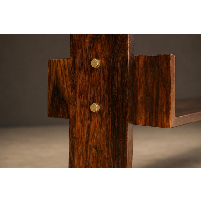 Modular Brazilian Rosewood Shelving Units by Ernesto Hauner, Brazil, 1960s For Sale - Image 16 of 18