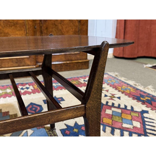 English Coffee Table in Mahogany and Beech, 1970s For Sale - Image 5 of 9