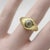 18k Gold Old European Cut Diamond Rub Over Ring Size 7.25 For Sale - Image 10 of 10