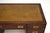 Military Campaign Leather Top Pedestal Desk, 1930 For Sale - Image 6 of 10