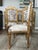 Late 18th Century French Louis XVI - Style Giltwood Dining Chairs With Hand-Painted Rosettes - Set of 6 For Sale - Image 11 of 14