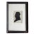 Antique 19th C. American Classical Peale Silhouette Portrait For Sale