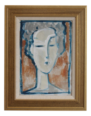 Florentine School Artist, Hidden Portraits XXVI, 1990s, Acrylic on Canvas, Framed