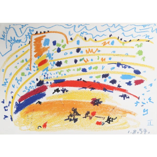 1980s "Toros y Toreros 3" Lithograph After Pablo Picasso For Sale