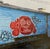 Crazy Eyes by Stephanie Buer | Oil on wood panel Graffiti of a cartoon character with exaggerated features For Sale