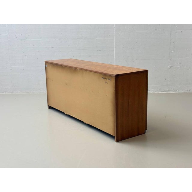 Vintage Sideboard with Rattan Fronts and Brass Handles, Italy, 1970s For Sale - Image 4 of 16