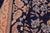 Blue Shabby Chic Vintage 1990's Blue/Brown Wool Rug - 9'10'' X 12'8'' For Sale - Image 8 of 10