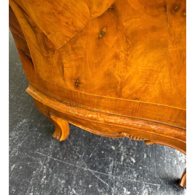 Late 20th Century Late 1900s Italian Burl Secretary For Sale - Image 5 of 17