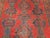 Red Vintage Turkish Oushak Hand-Knotted Rug, Red Geometric Design, 1900s For Sale - Image 8 of 12