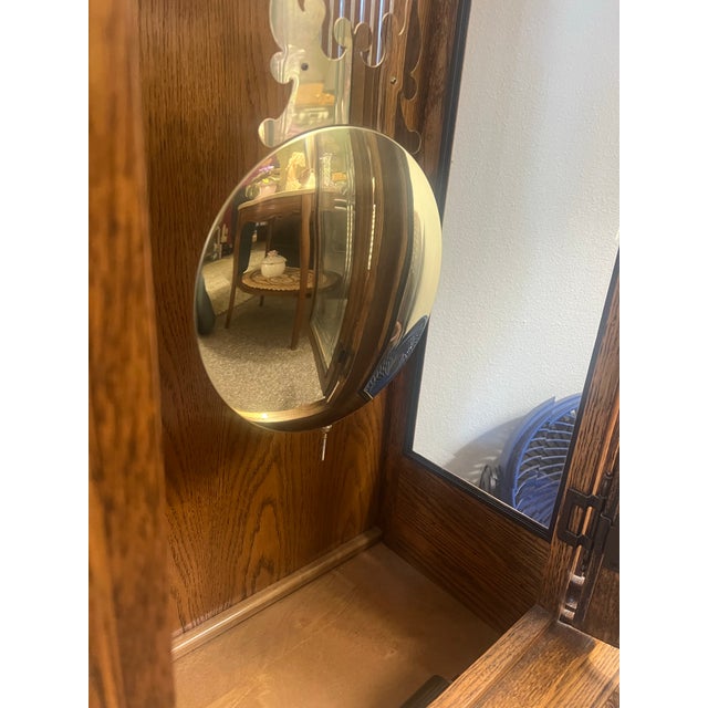 This Howard Miller 61st Anniversary Edition grandfather clock is in exceptional, near-showroom condition and has had just...