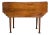 18th C Queen Anne Cherry Drop Leaf Table New England Pad Foot Antique Diminutive For Sale
