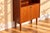 Brown Vintage Danish Wall Unit in Teak, 1960s For Sale - Image 8 of 9