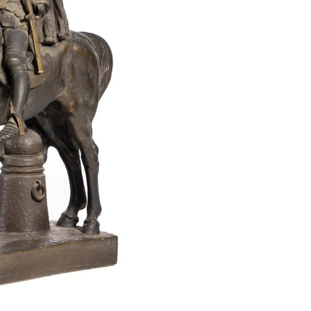 Friedrich Goldscheider, French Knight, 19th Century, Terracotta For Sale - Image 5 of 6