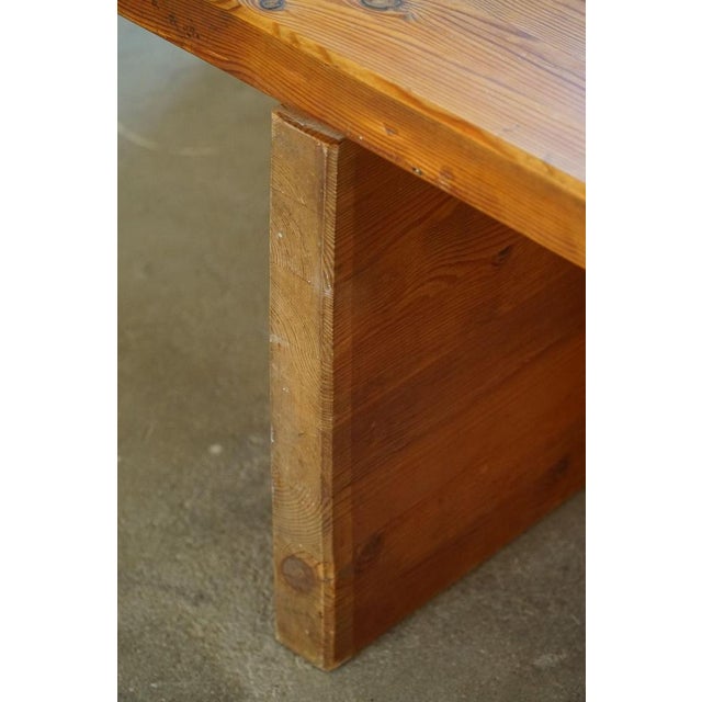 Brown Swedish Modern Pine Coffee Table by Sven Larsson, 1960s For Sale - Image 8 of 18