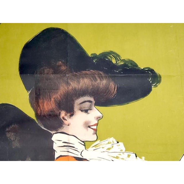 Modern Lithograph Poster after Ferdinand Mifliez Misti, 1906 For Sale - Image 3 of 8