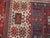 1890s Ivory Red Geometric Antique Caucasian Kazak Fachralo Prayer Rug 3'9" X 6' Handknotted Wool Carpet For Sale - Image 4 of 6