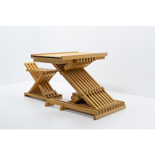 Generation Desk and Chair by Kurt Ziehmer for Gunther Lambert, Germany, 1970s, Set of 2 For Sale - Image 17 of 17